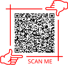 Scan QR code with phone to save vcard